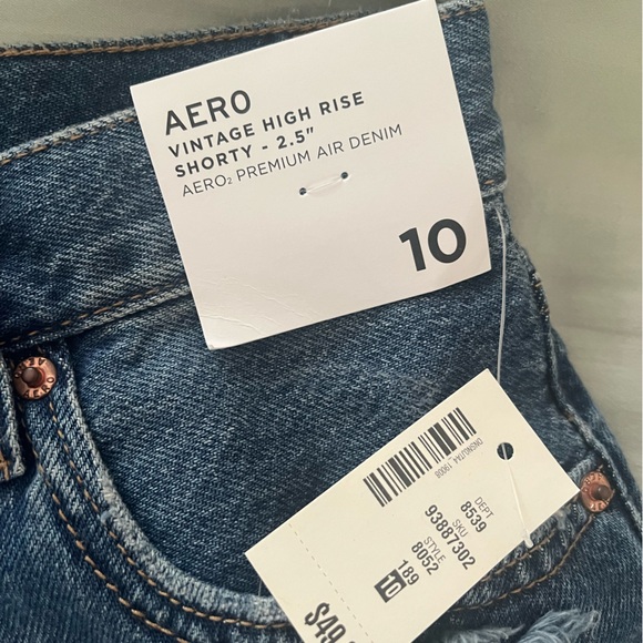 NWT Aero Denim Vintage High Rise Shorts - Picture 2 of 5